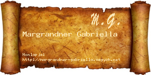 Margrandner Gabriella névjegykártya